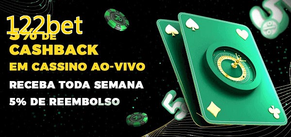Promoções do cassino ao Vivo 122bet